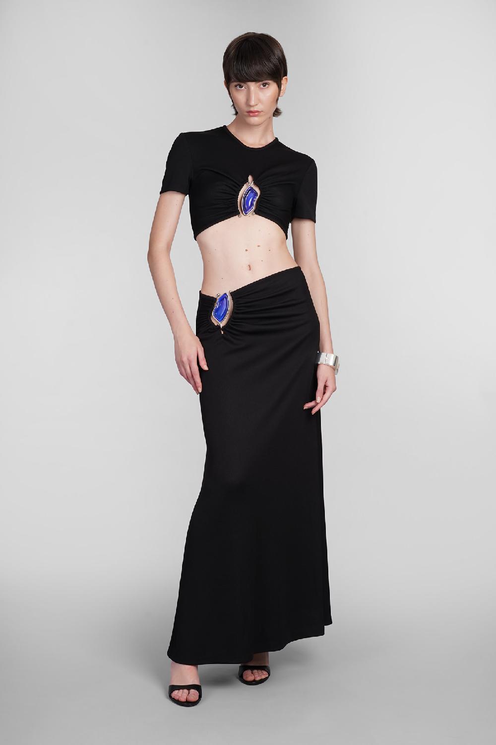 Deliberti Christopher Esber Gonna in poliestere nero cod. 402371 - Deliberti The Luxury Shopping Vendite stagionali
