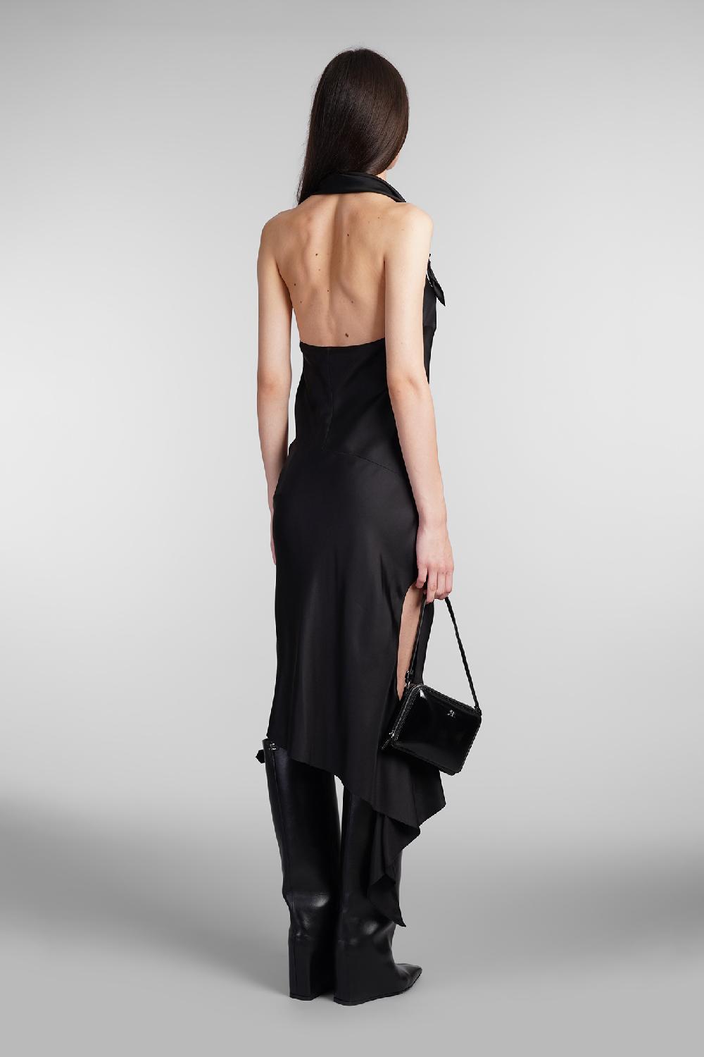 Deliberti Courreges Abito in seta nera cod. 409346 - Deliberti The Luxury Shopping Vendita calda