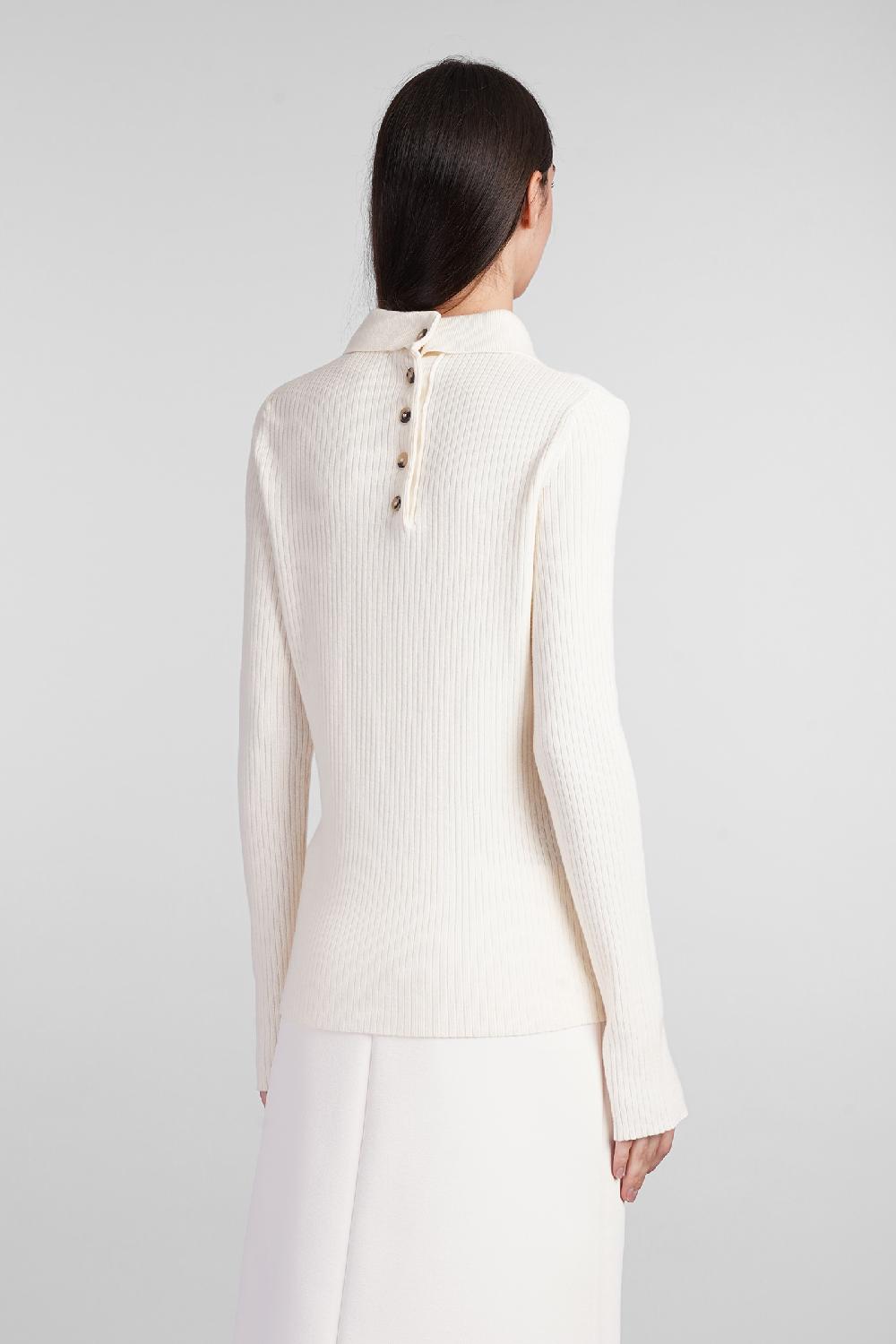 Deliberti Courreges Polo in cotone beige cod. 408569 - Deliberti The Luxury Shopping Offerta migliore