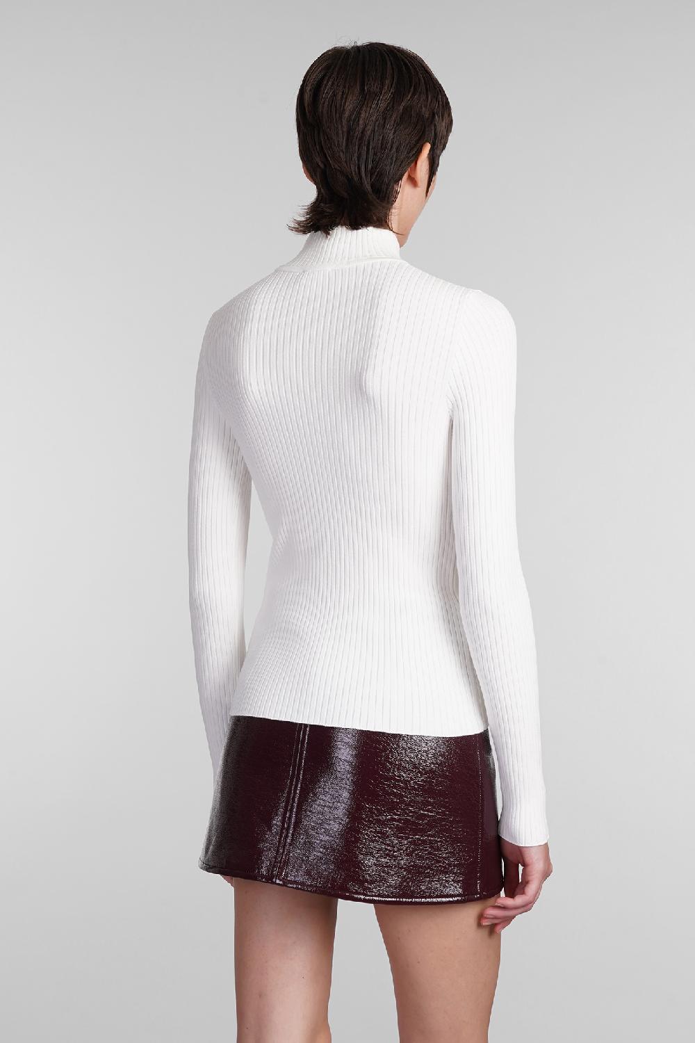 Deliberti Courreges Maglia in viscosa bianca cod. 408092 - Deliberti The Luxury Shopping Offerta temporanea