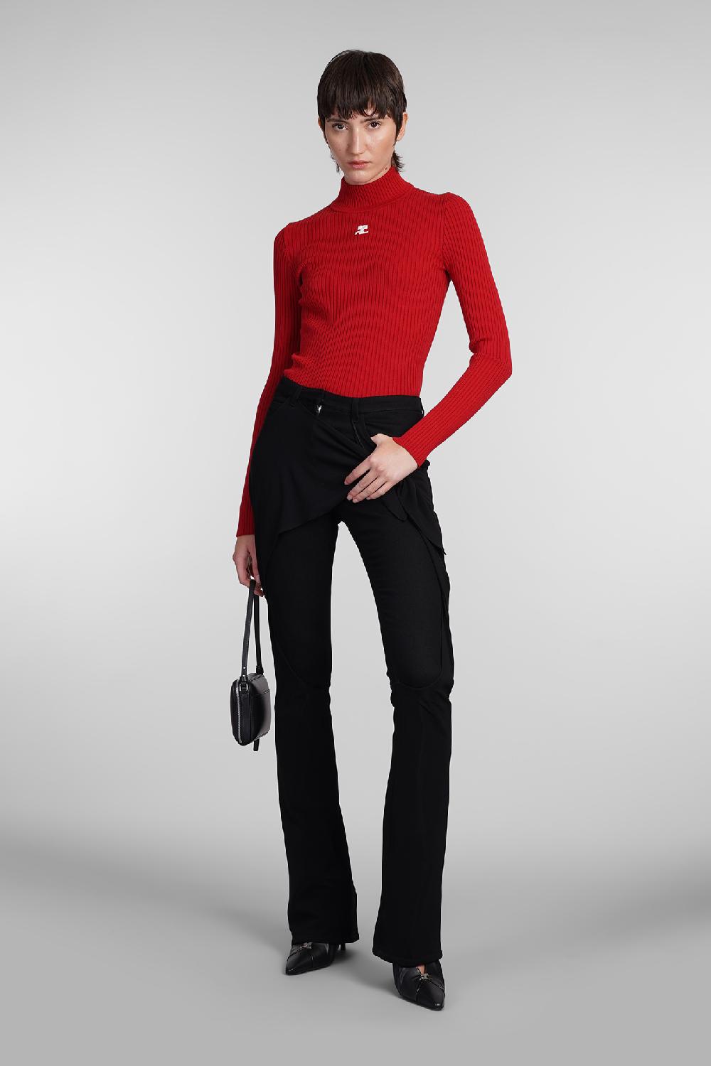 Deliberti Courreges Maglia in viscosa rossa cod. 408093 - Deliberti The Luxury Shopping Offerte esclusive