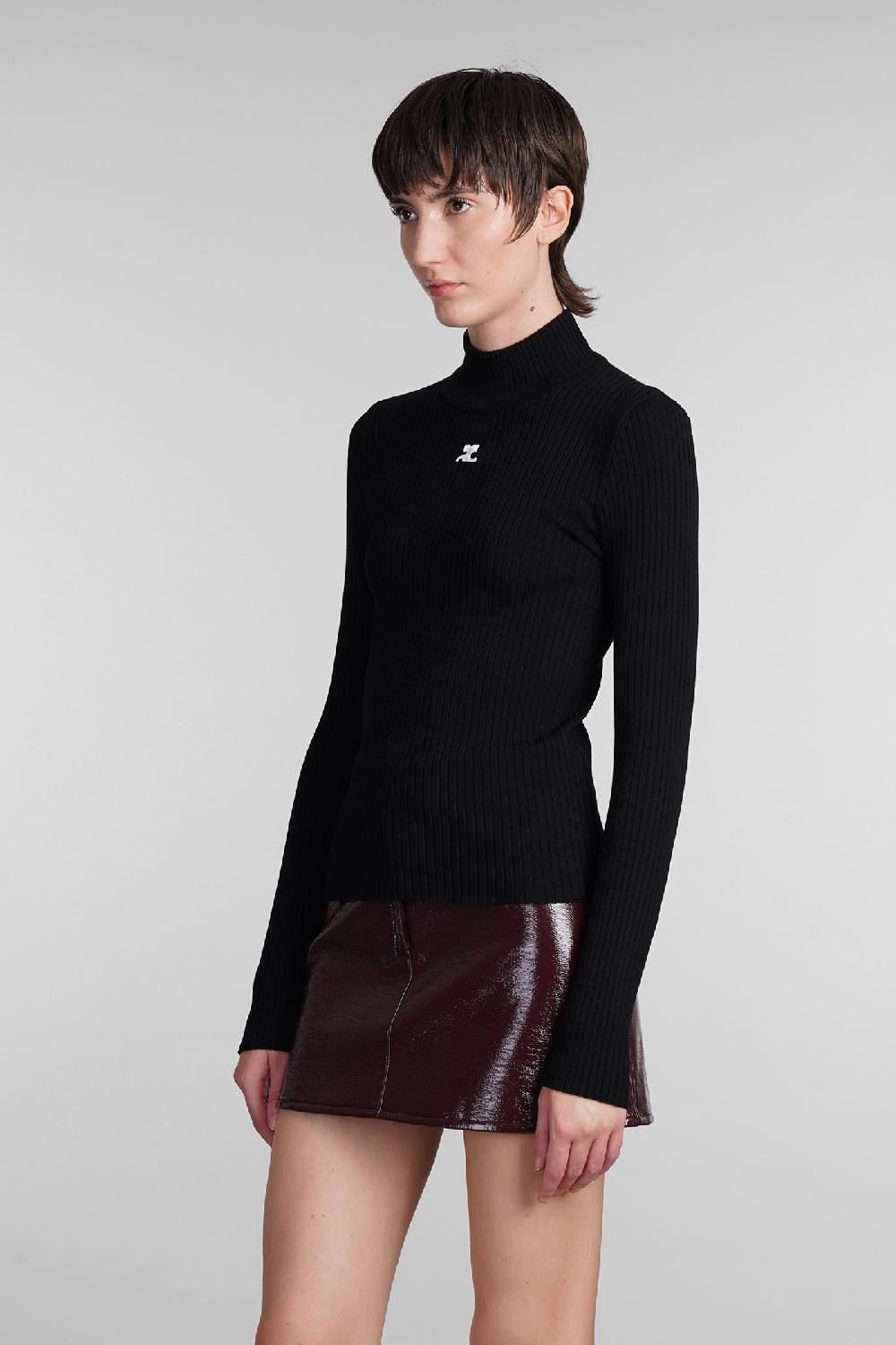 Deliberti Courreges Maglia in viscosa nera cod. 408094 - Deliberti The Luxury Shopping Lightning offer