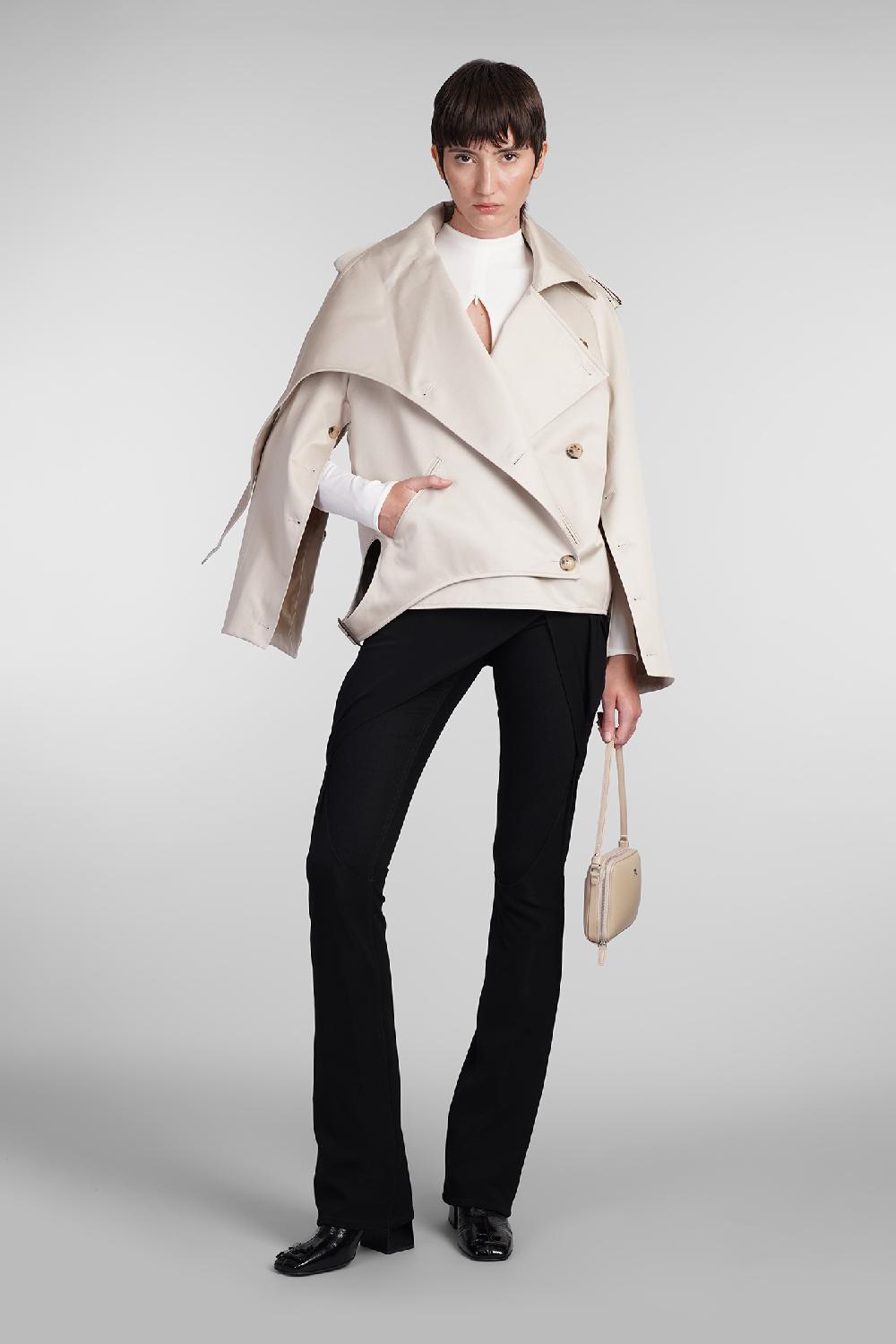 Deliberti Courreges Giacca casual in cotone beige cod. 408104 - Deliberti The Luxury Shopping Prezzo basso