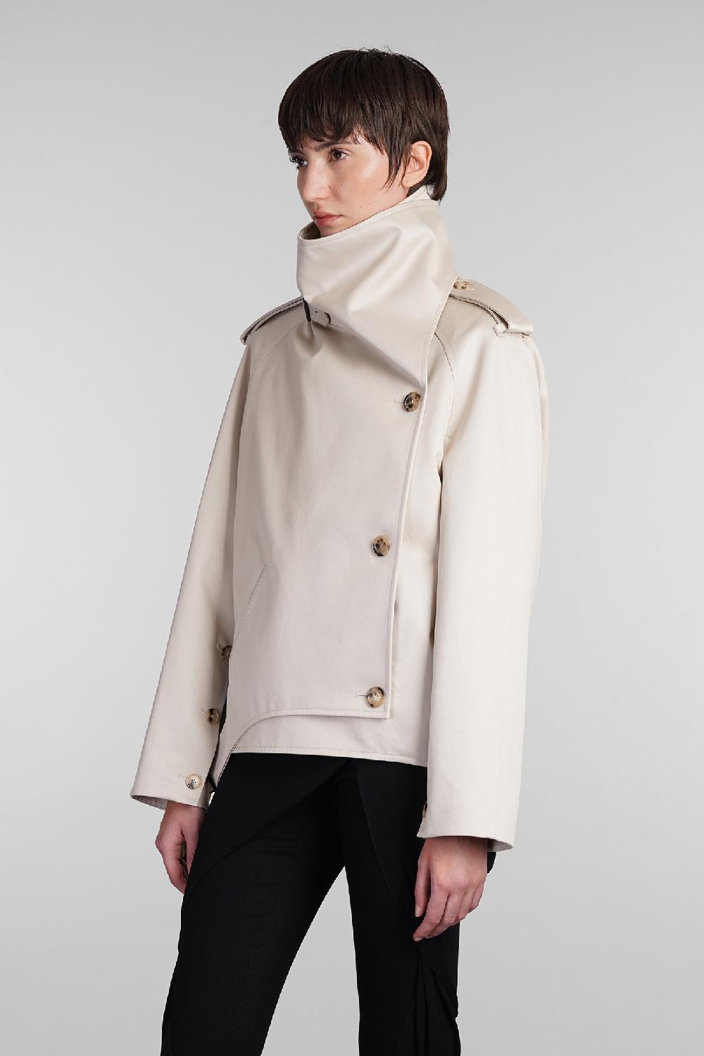 Deliberti Courreges Giacca casual in cotone beige cod. 408104 - Deliberti The Luxury Shopping Prezzo basso