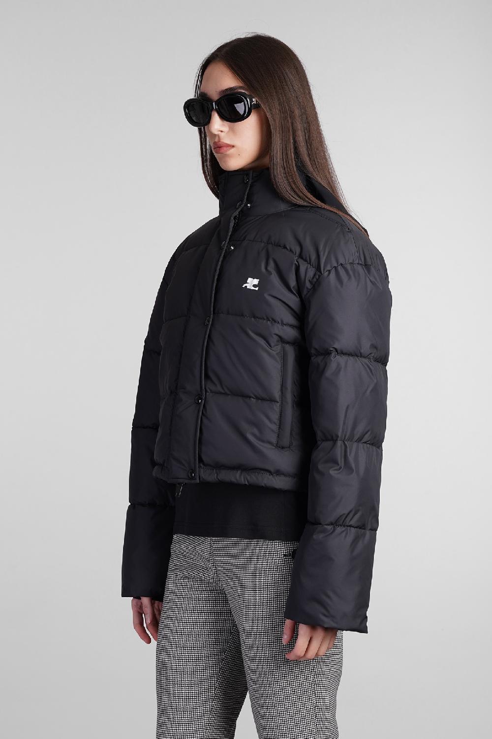 Deliberti Courreges Piumino in poliestere nero cod. 408116 - Deliberti The Luxury Shopping Rilascio limitato