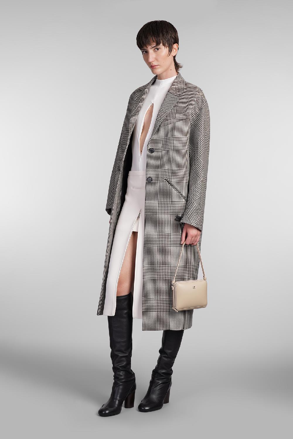 Deliberti Courreges Cappotto in lana beige cod. 408118 - Deliberti The Luxury Shopping ACQUISTA ORA