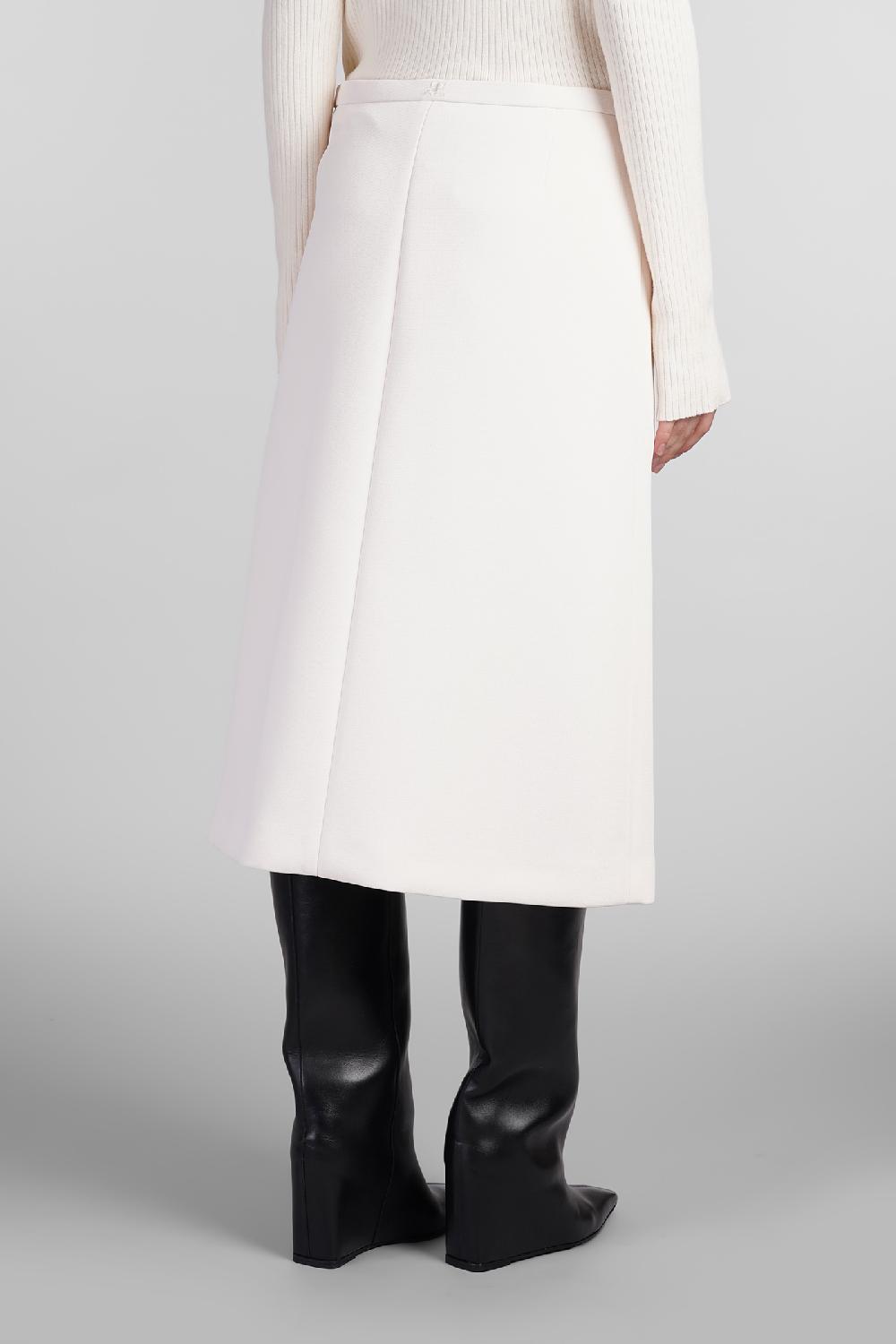 Deliberti Courreges Gonna in poliestere beige cod. 408120 - Deliberti The Luxury Shopping Ultimi due giorni