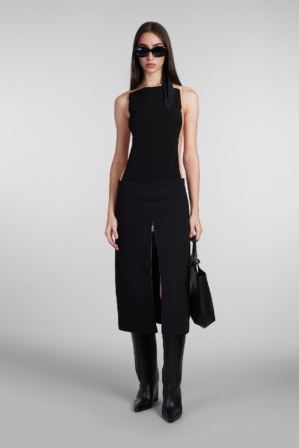 Deliberti Courreges Body in poliestere nero cod. 408554 - Deliberti The Luxury Shopping Promozione temporanea