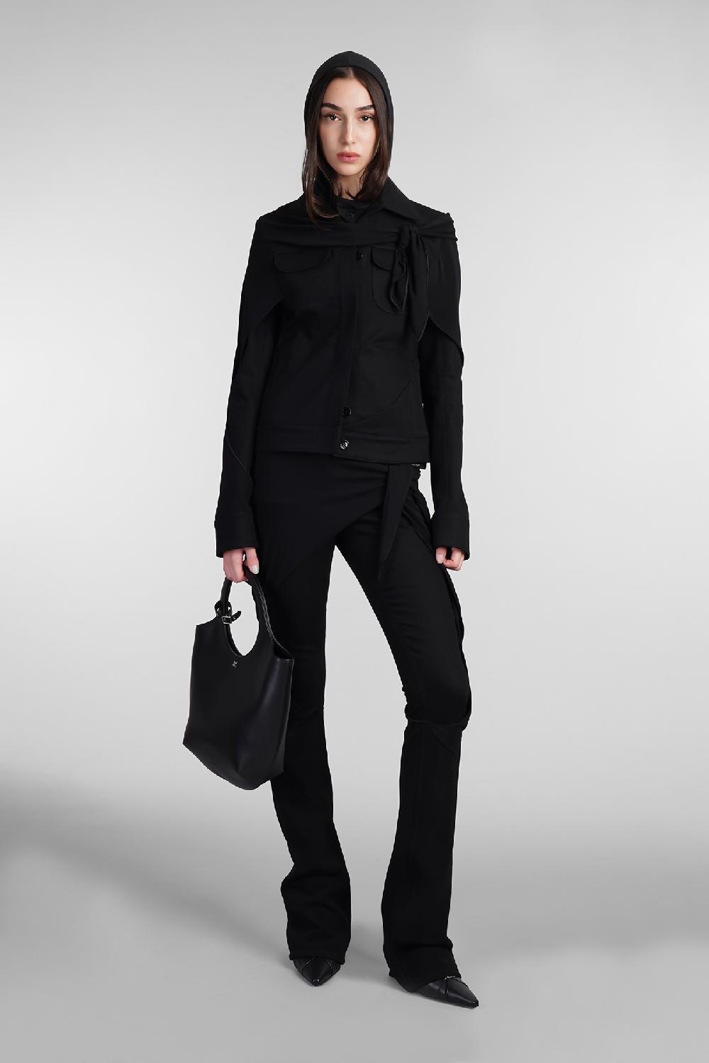 Deliberti Courreges Giacca casual in cotone nero cod. 409188 - Deliberti The Luxury Shopping Fino al 55% di sconto