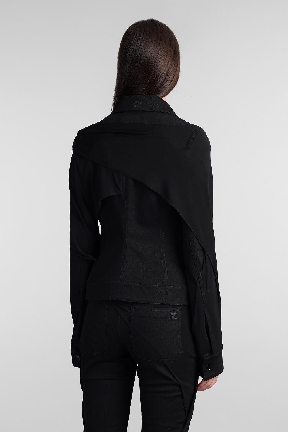 Deliberti Courreges Giacca casual in cotone nero cod. 409188 - Deliberti The Luxury Shopping Fino al 55% di sconto
