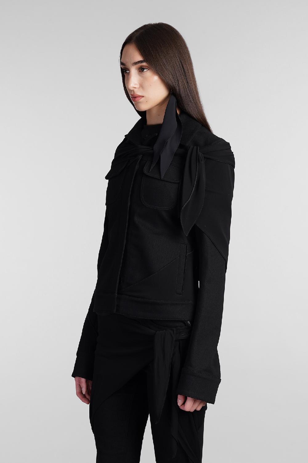 Deliberti Courreges Giacca casual in cotone nero cod. 409188 - Deliberti The Luxury Shopping Fino al 55% di sconto