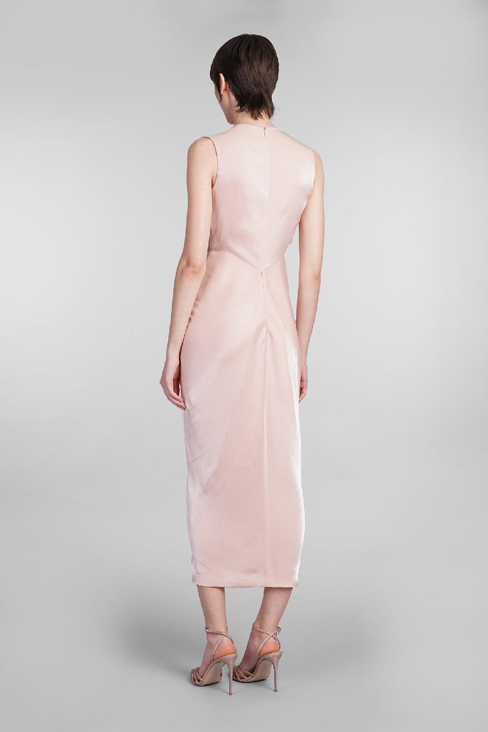 Deliberti Costarellos Abito franca in poliestere rosa cod. 401965 - Deliberti The Luxury Shopping Solo un giorno rimasto