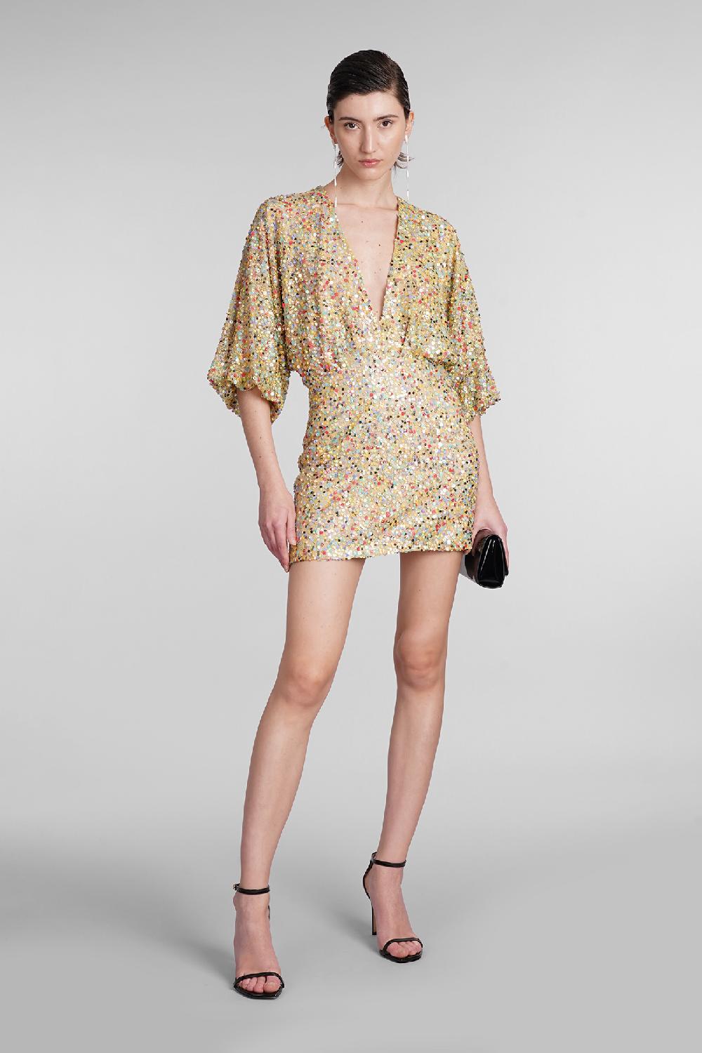 Deliberti Costarellos Abito bruna in pvc beige cod. 399500 - Deliberti The Luxury Shopping Officina