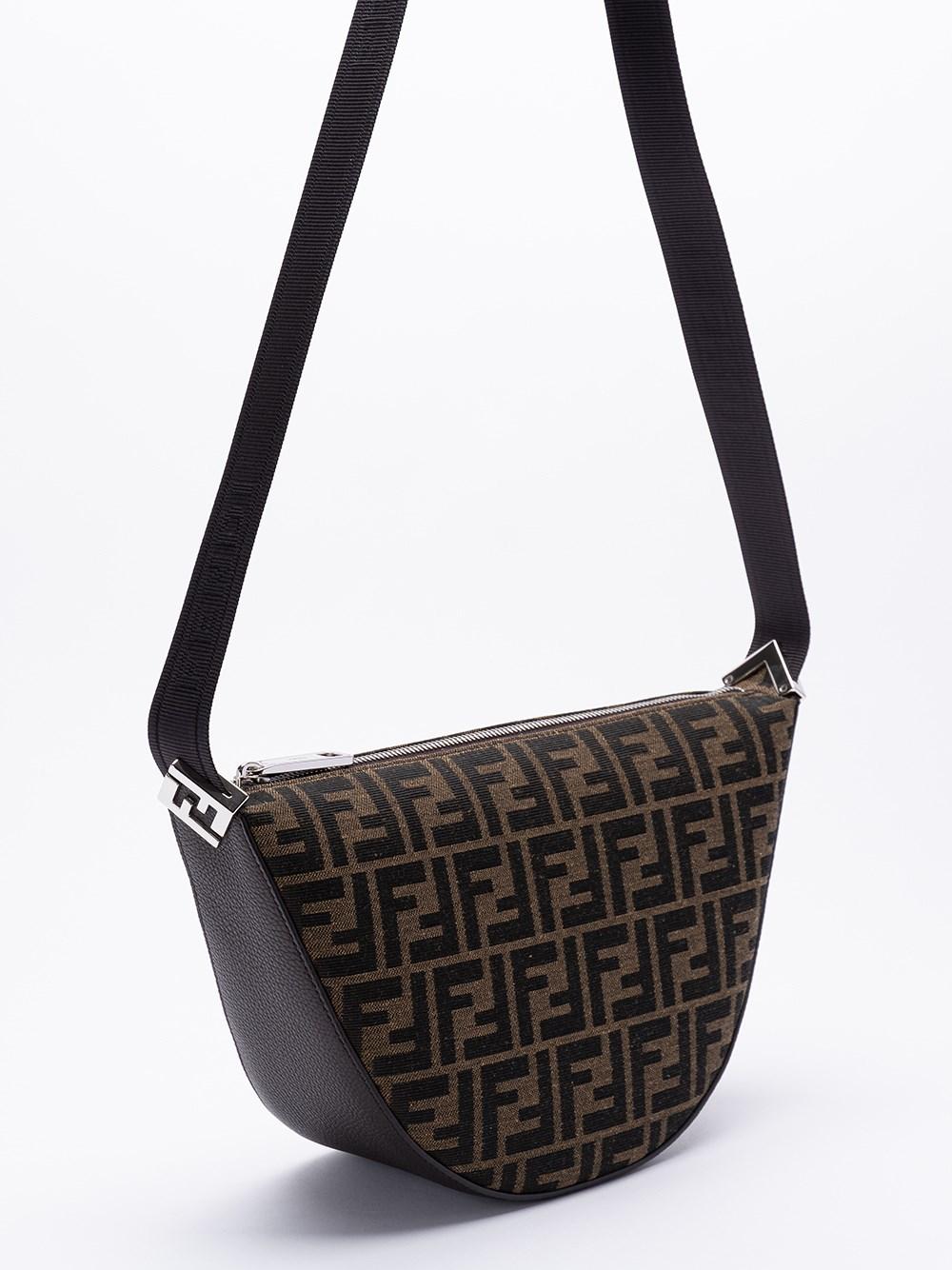 Fendi `Fendi Melon Jacquard` Messenger Bag In Linea