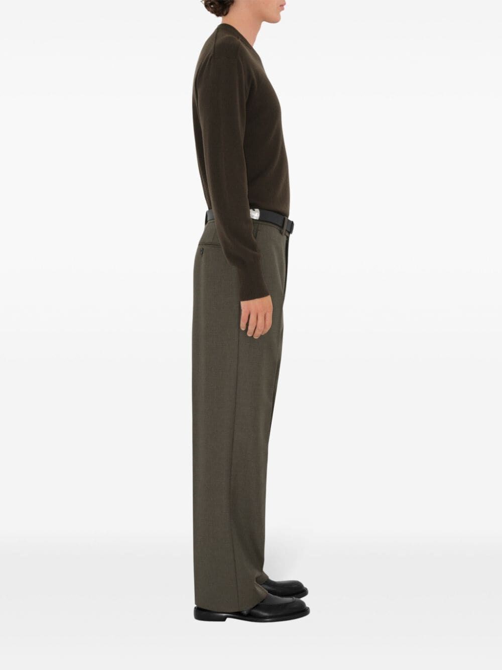 Burberry Wool Tailored Pants Vendita