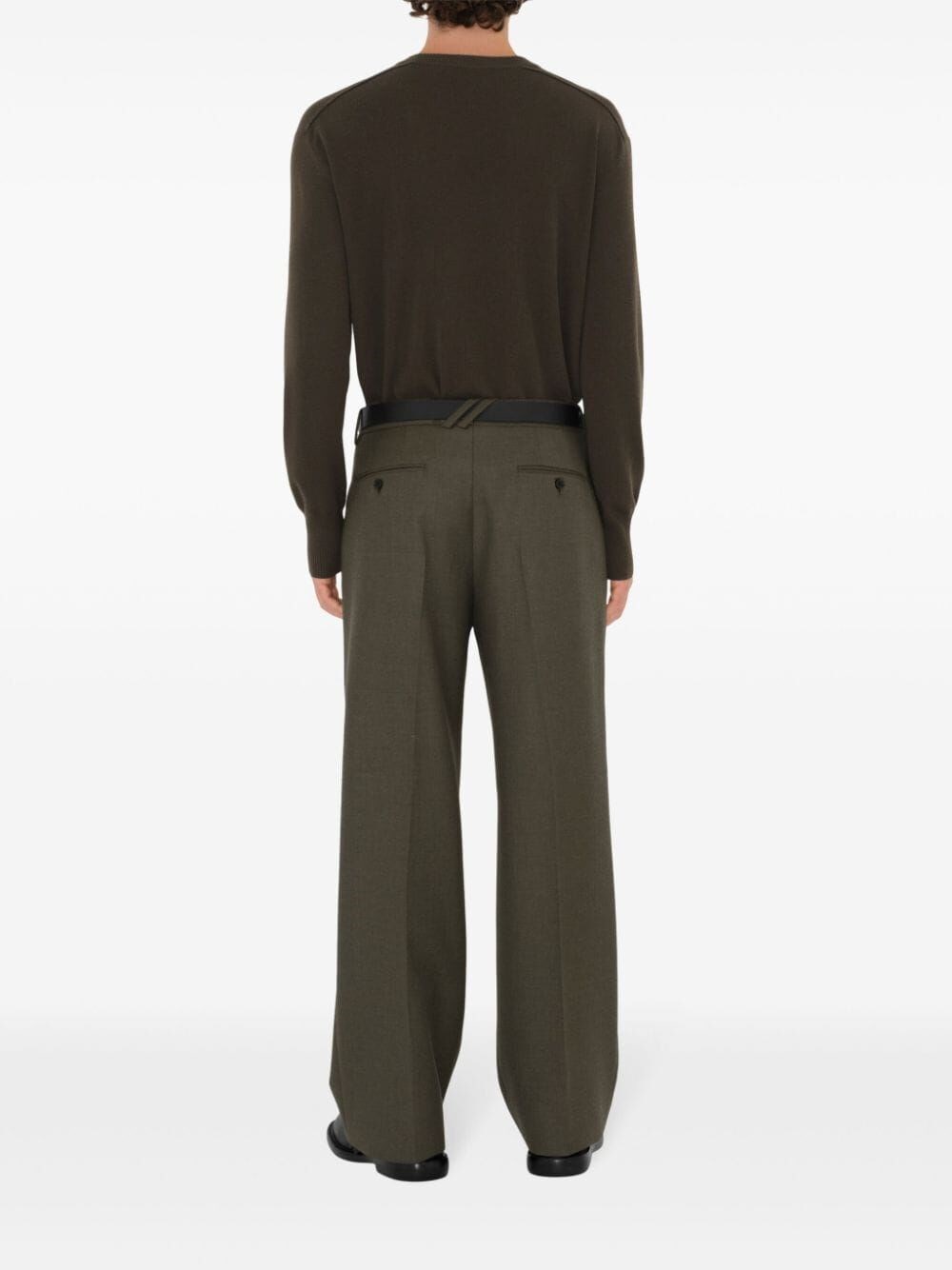 Burberry Wool Tailored Pants Vendita