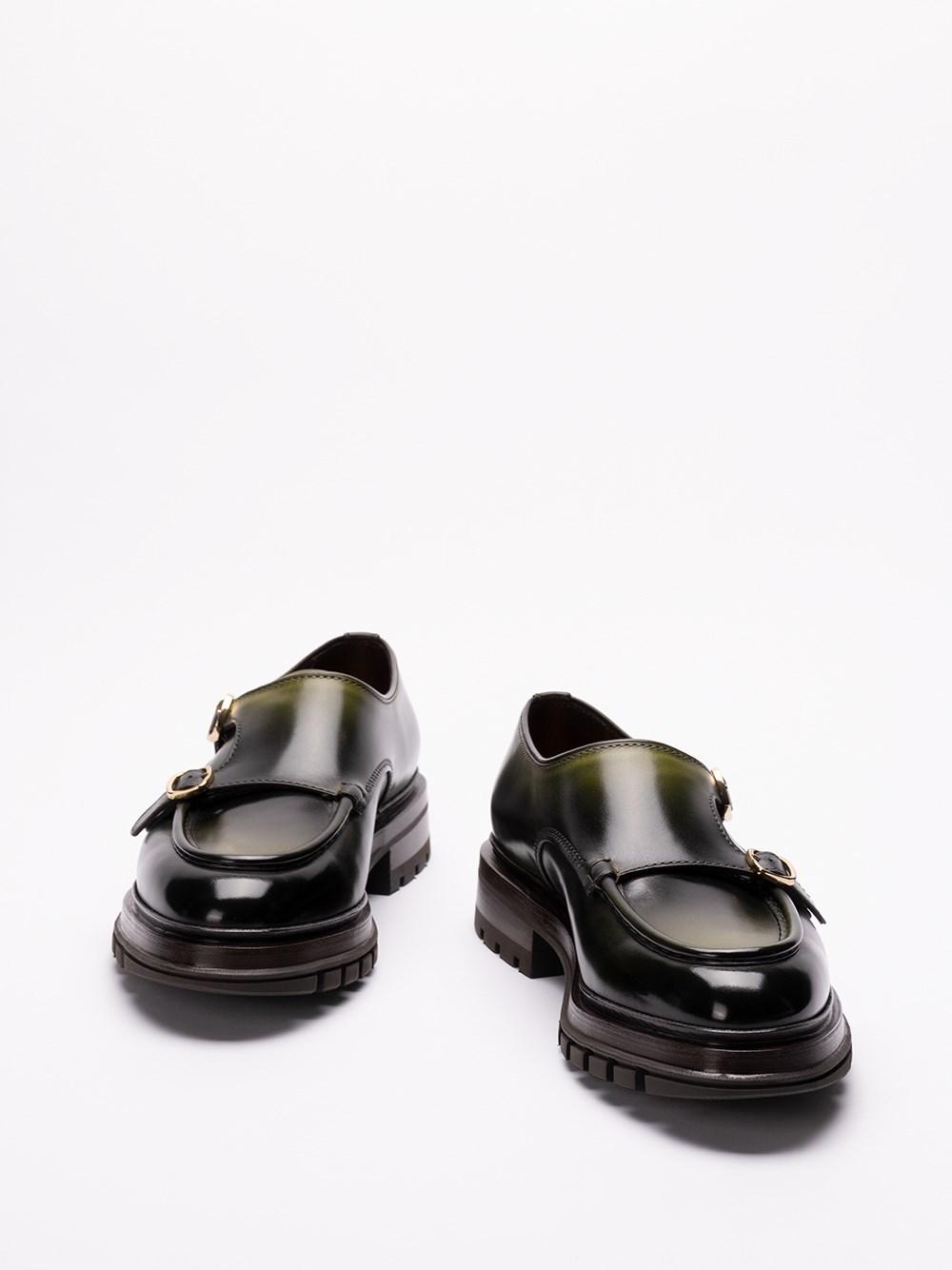 Santoni `Emric` Buckled Loafers Qualità Garantita