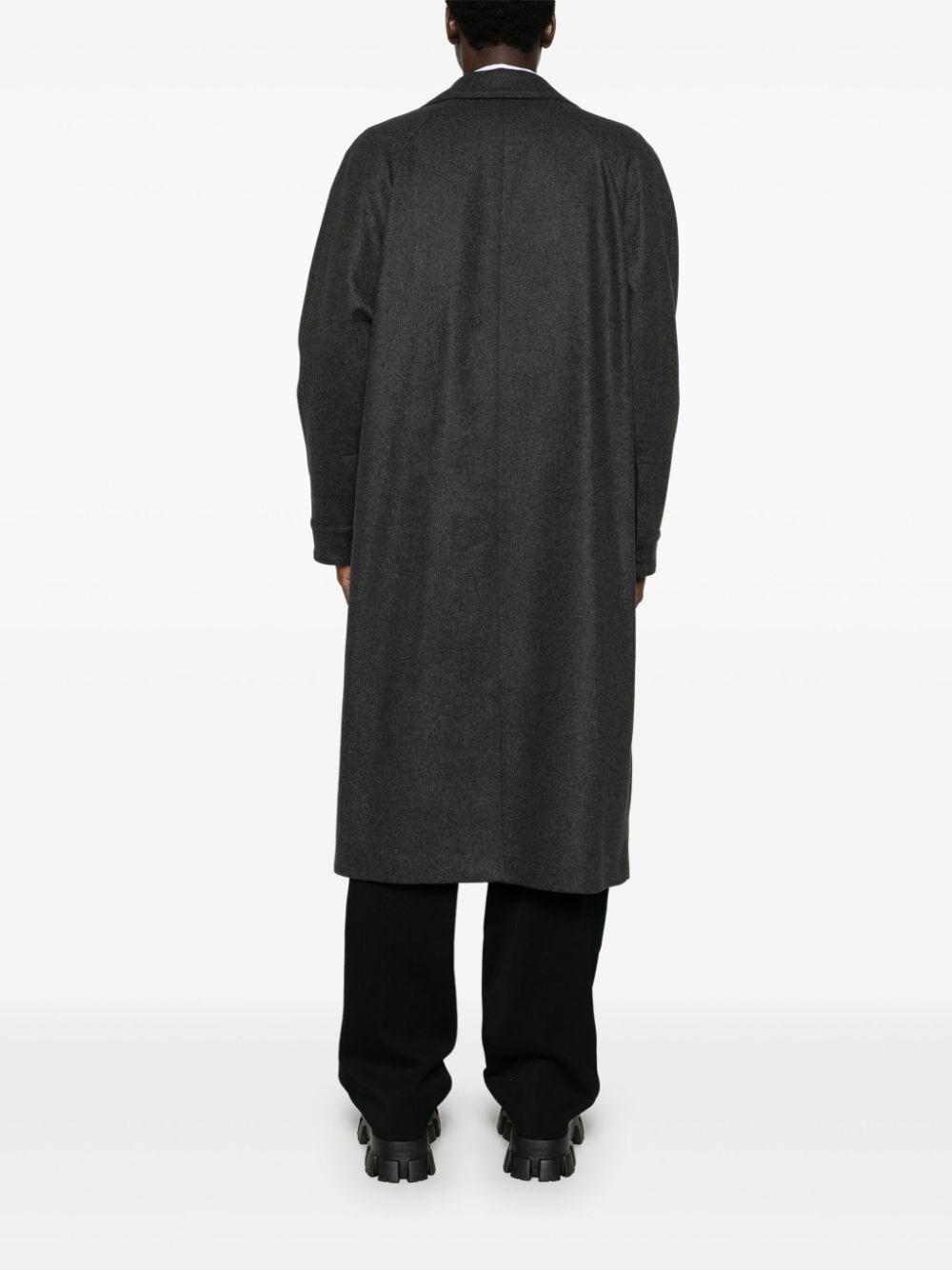 Fendi `FF` Embossed Coat Grandi sconti