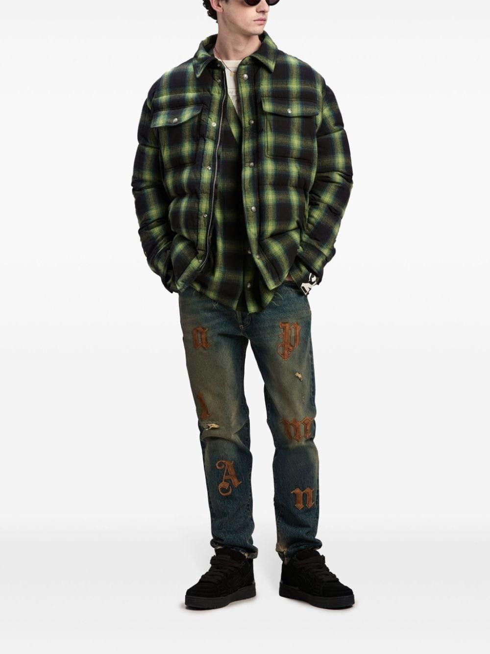 Palm angels `Vertigo` Padded Shirt Offerta settimanale