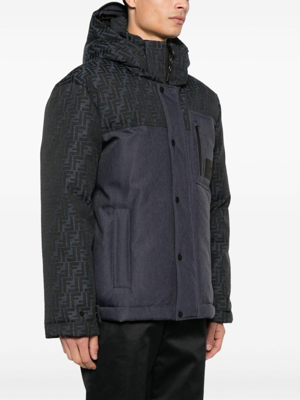 Fendi `FF Denim Tech` Padded Jacket Moda