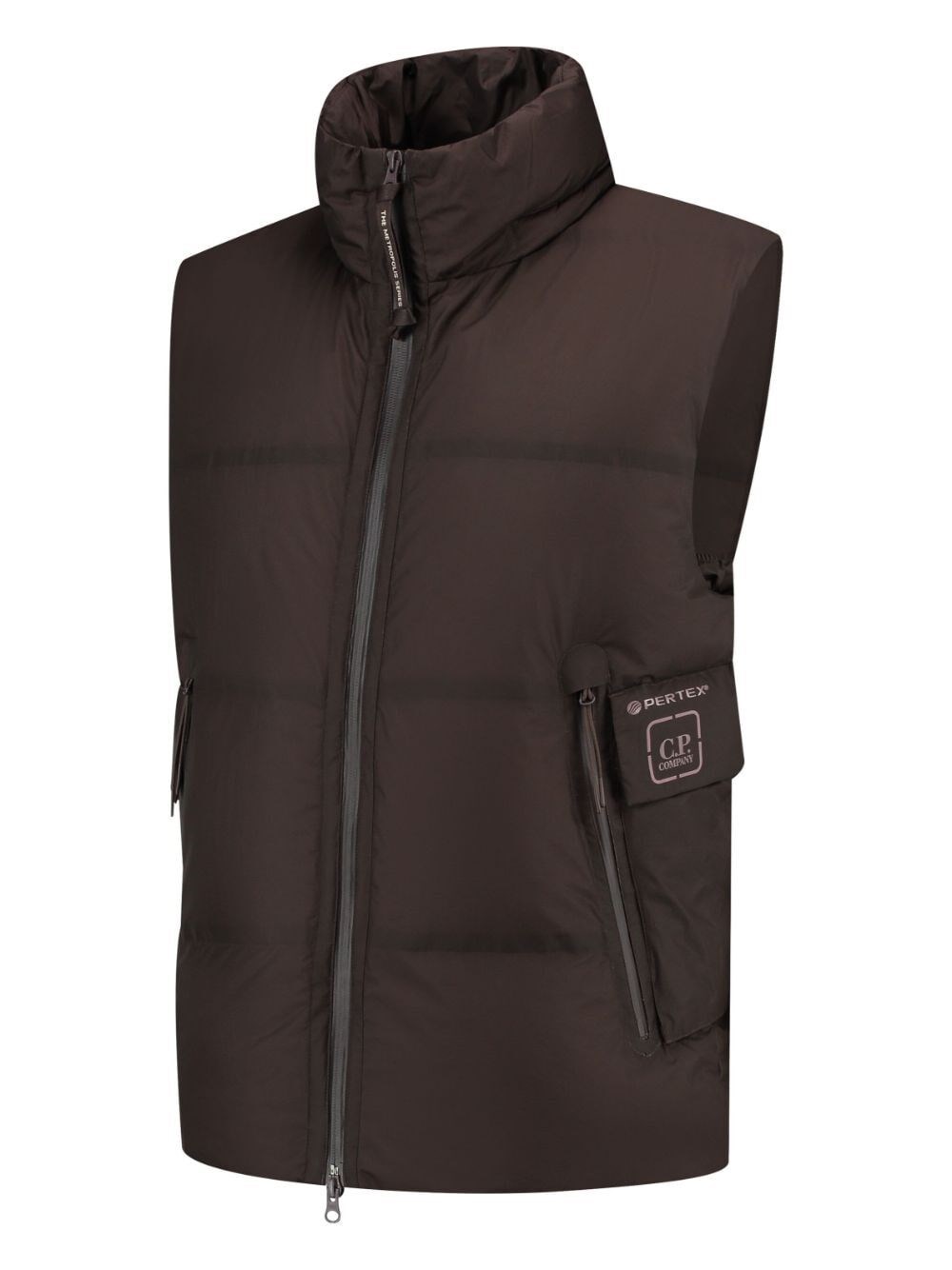 C.p. company `Metropolis Series Pertex` Hooded Padded Vest 2025
