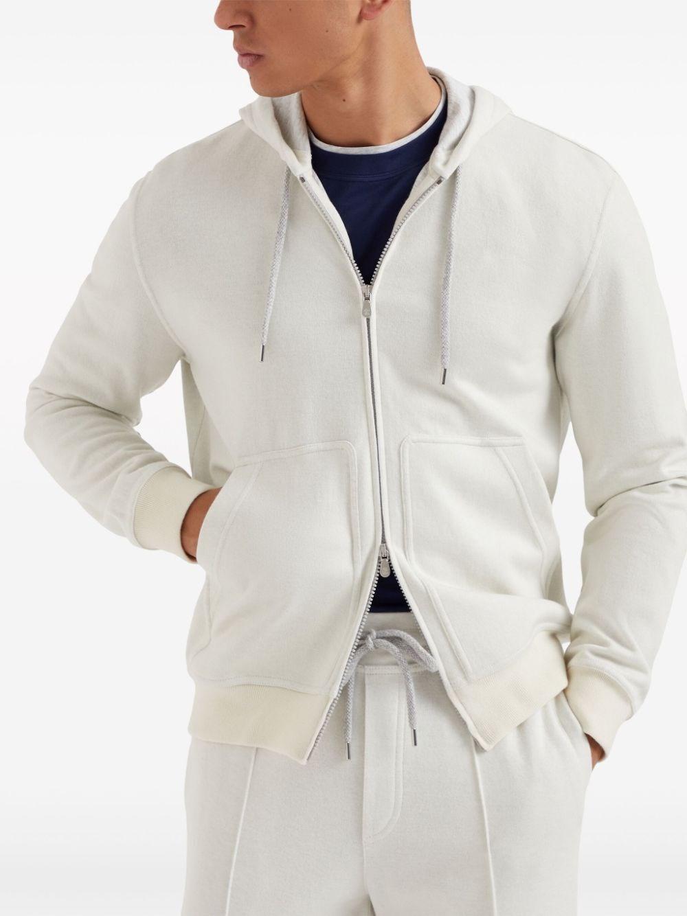 Brunello cucinelli Hooded Sweatshirt With Zipper Sottocosto