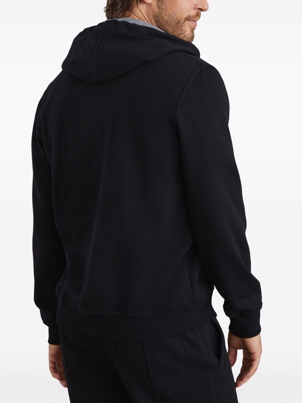 Brunello cucinelli Hooded Sweatshirt With Zipper And Print Novità