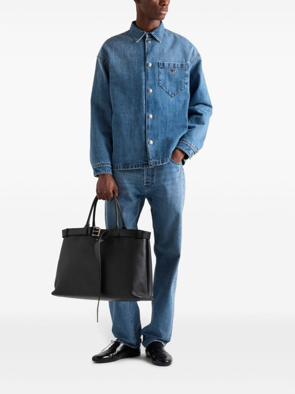 Prada Denim Shirt In Vendita