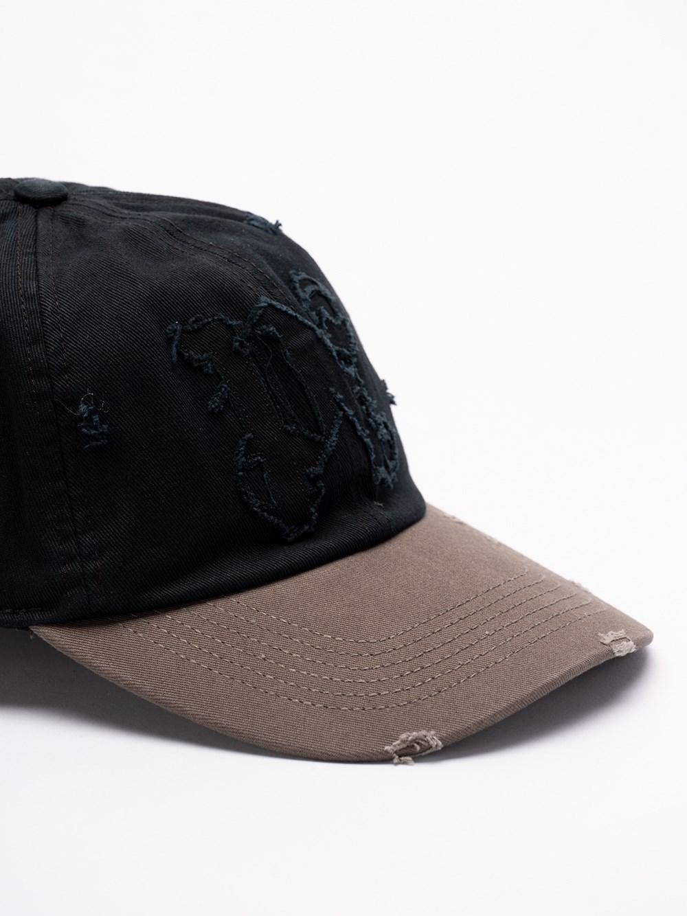 Palm angels `Ripped PA Monogram` Cap Negozio