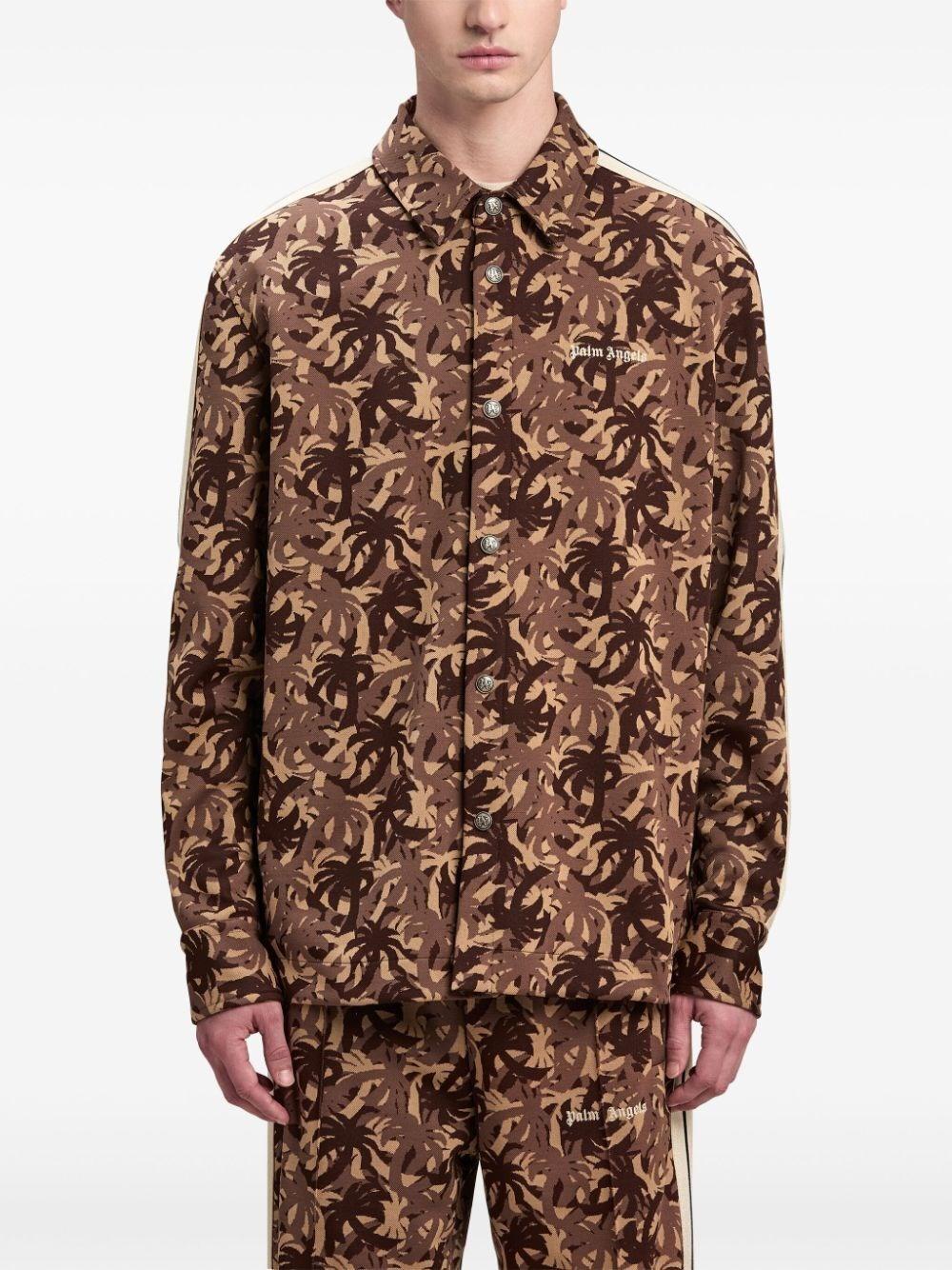 Palm angels `Palms Camo` Shirt In Saldo