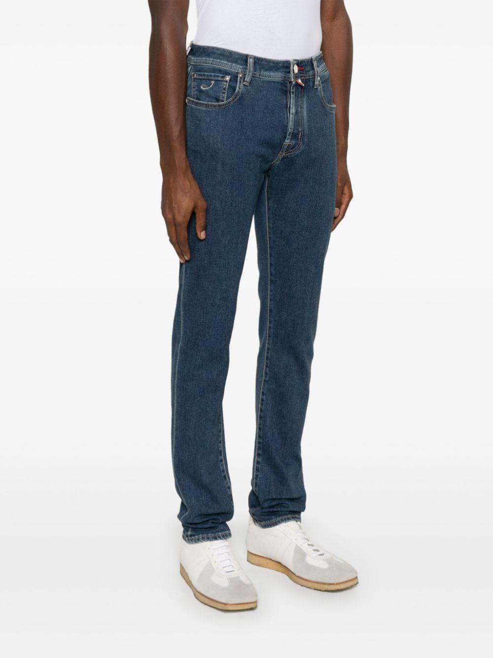 Jacob cohen `Bard` 5-Pocket Slim Fit Jeans In vendita