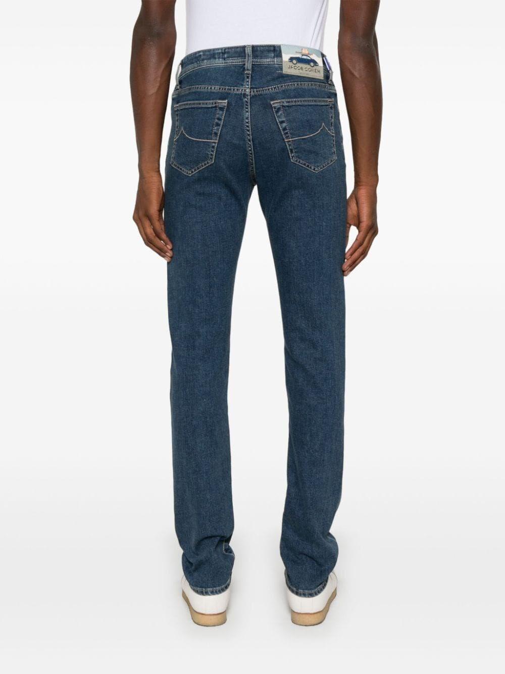 Jacob cohen `Bard` 5-Pocket Slim Fit Jeans In vendita