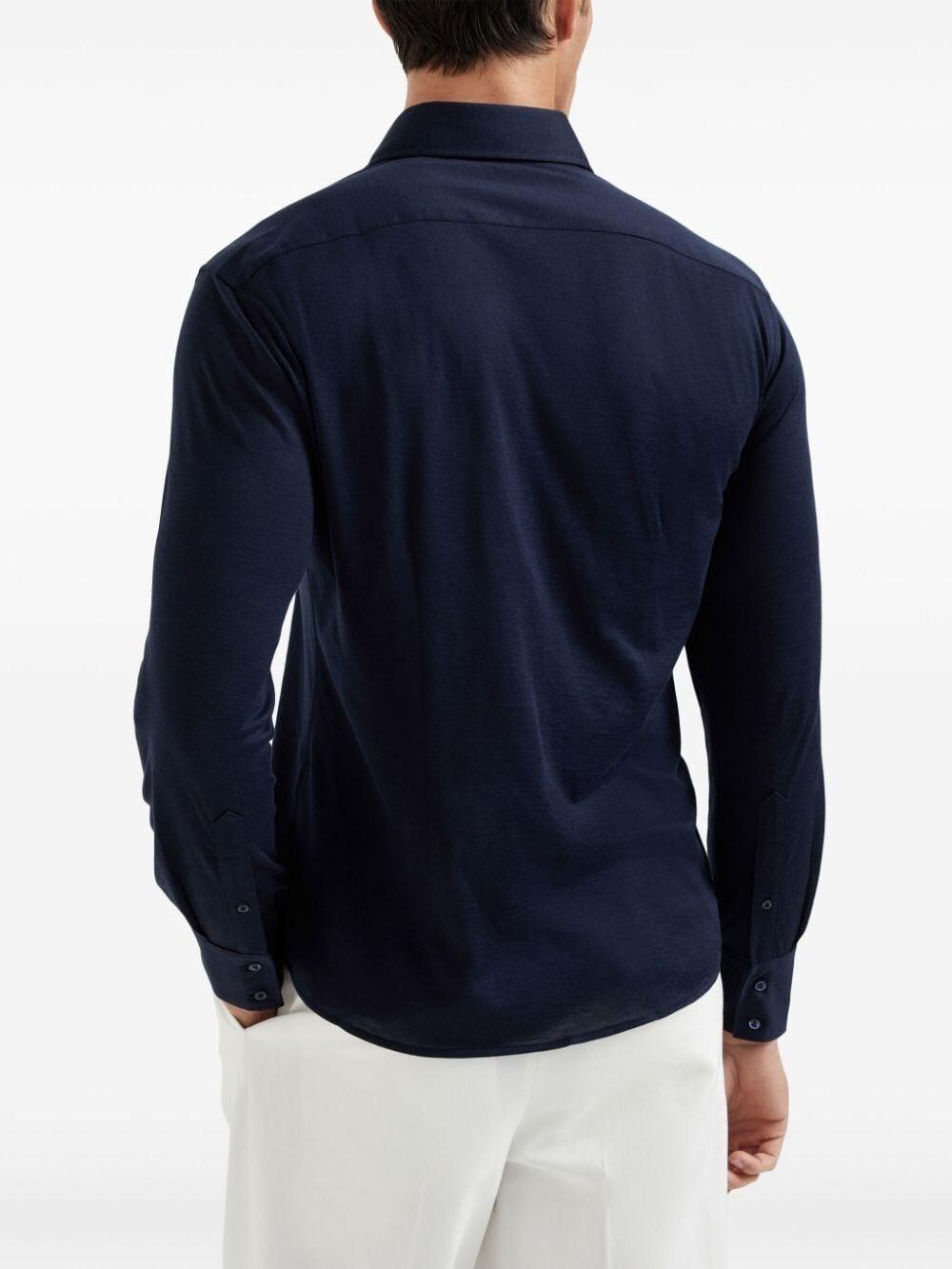 Brunello cucinelli Shirt With Spread Collar Spedizione Gratuita