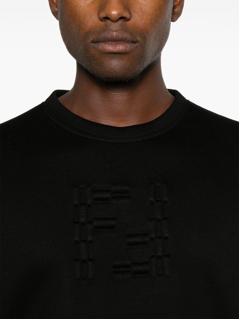 Fendi `FF Labyrinth` Embossed Sweater Shopping Online
