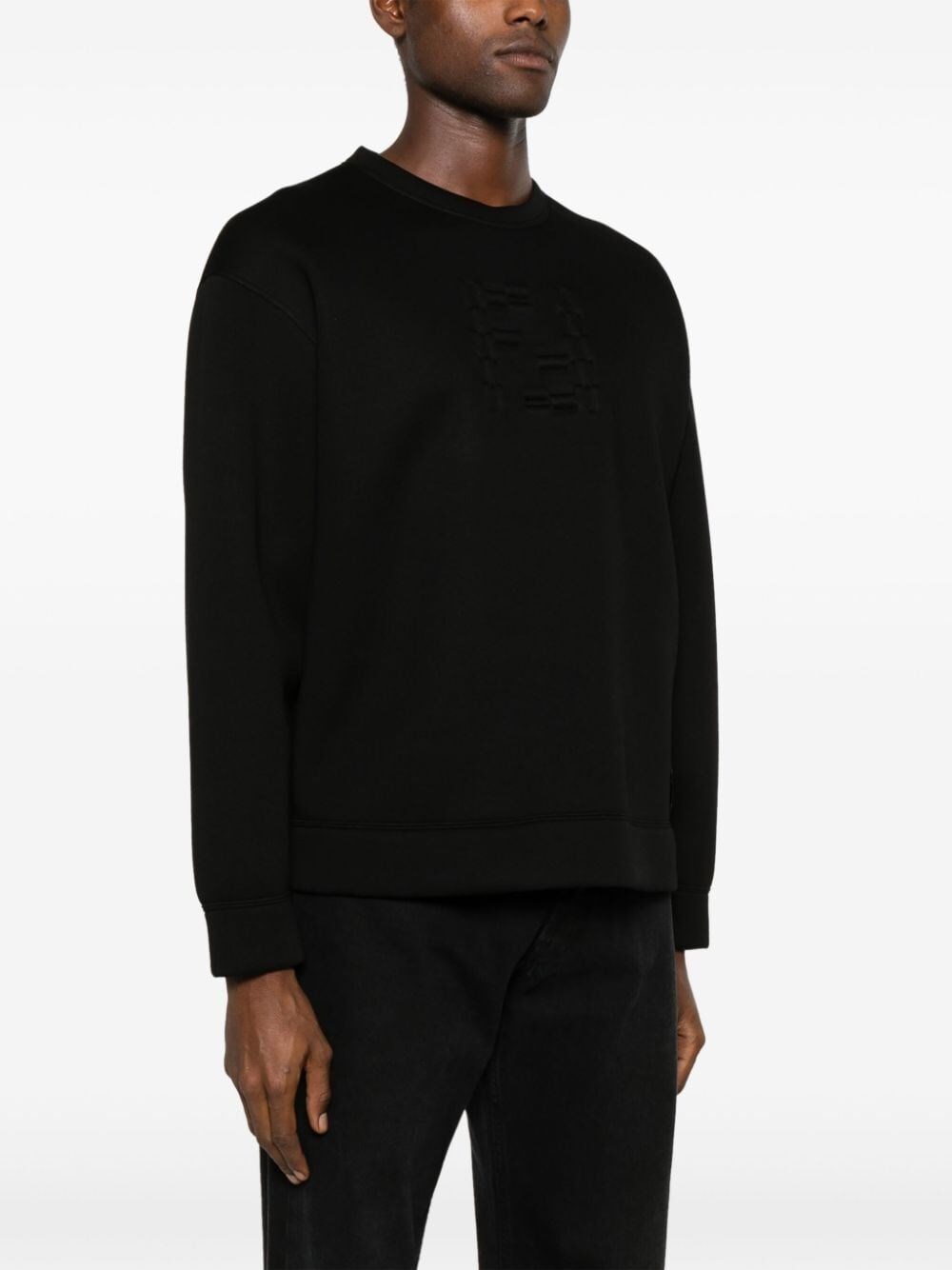 Fendi `FF Labyrinth` Embossed Sweater Shopping Online