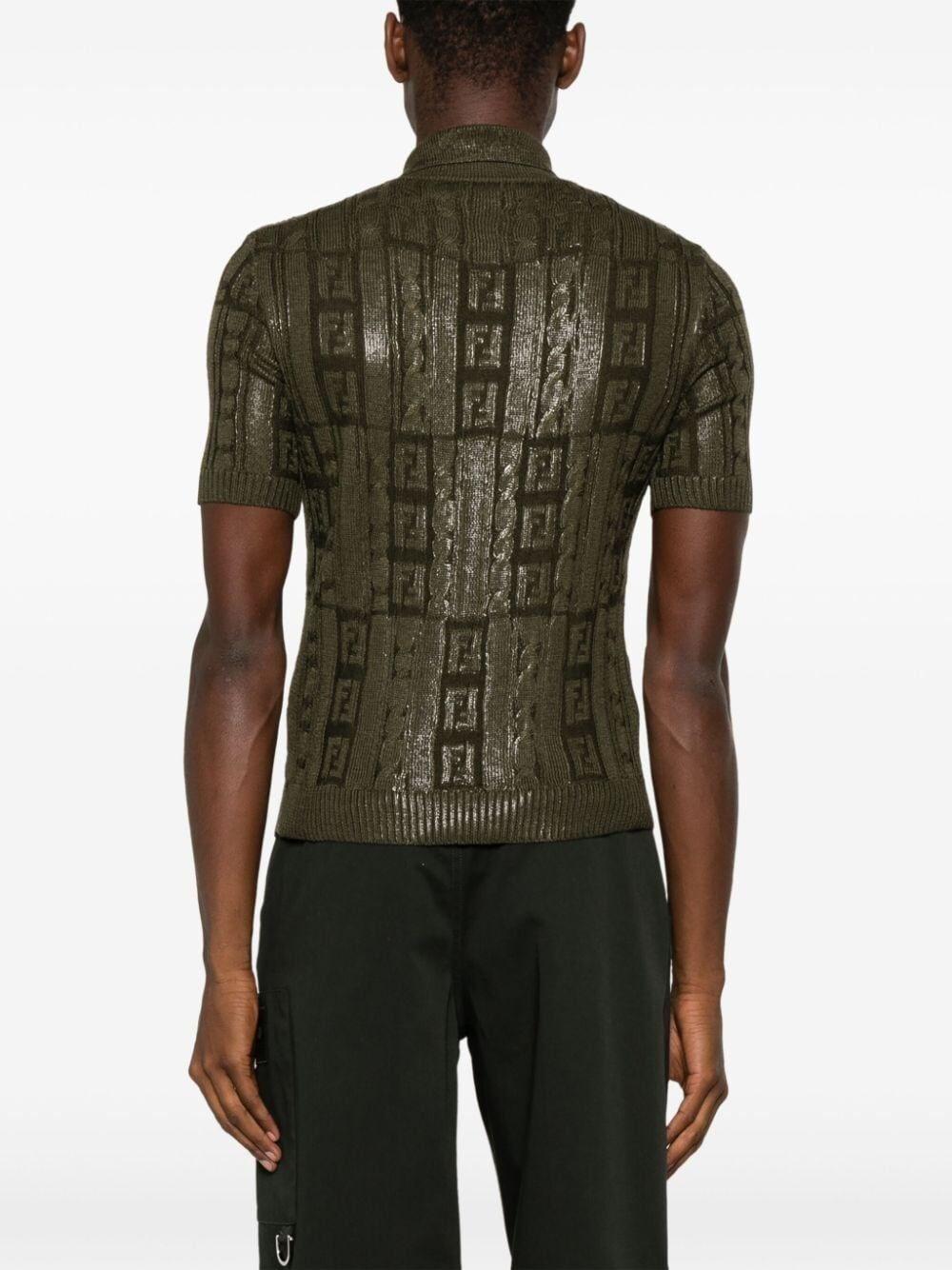 Fendi `FF Sparkle` Polo Shirt Affare Del Giorno