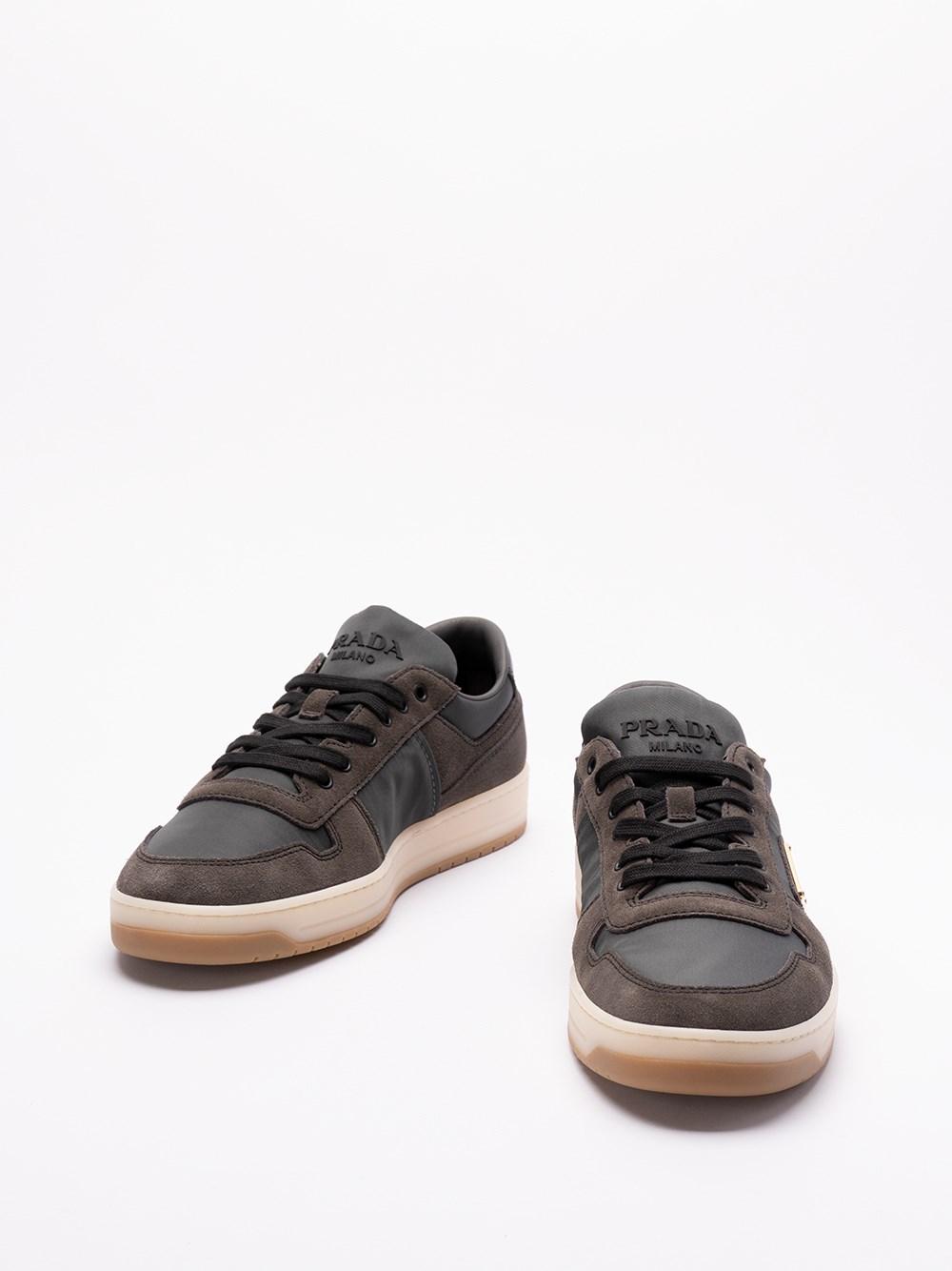 Prada `Downtown` Suede Sneakers Saldi