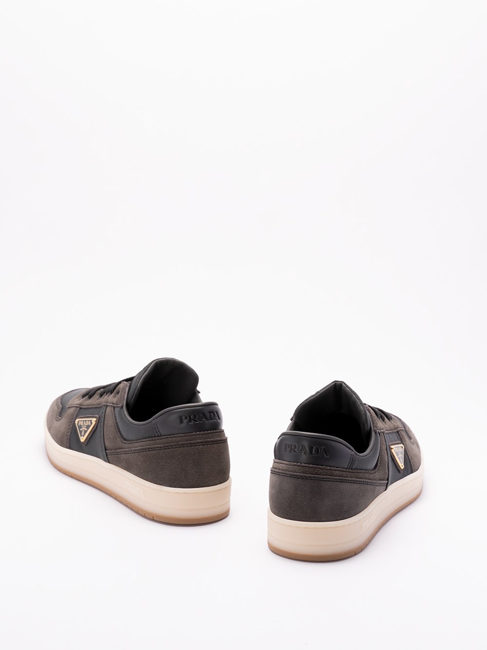 Prada `Downtown` Suede Sneakers Saldi