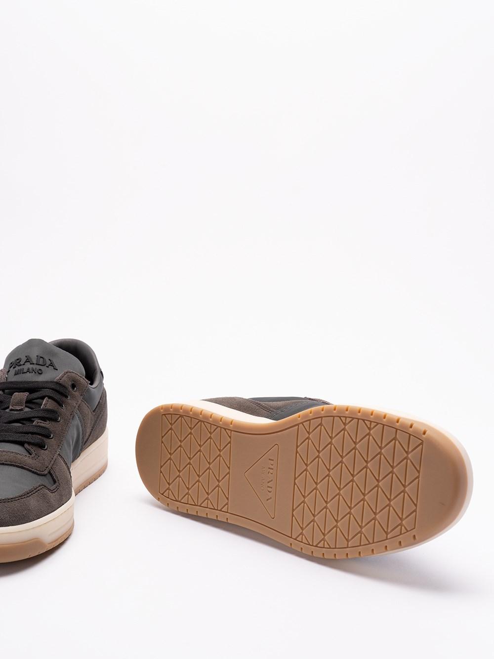 Prada `Downtown` Suede Sneakers Saldi