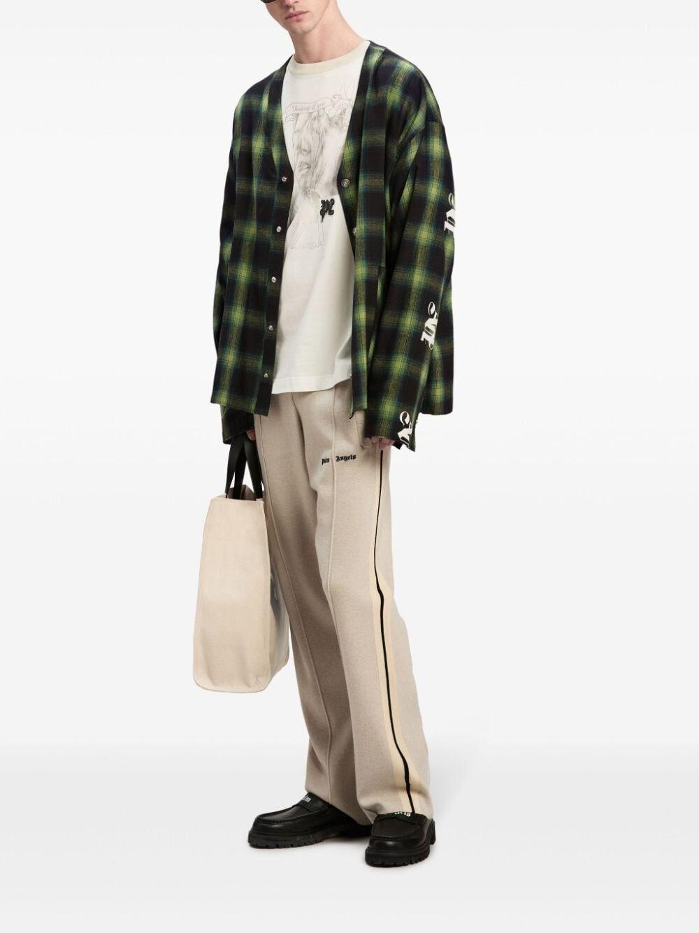 Palm angels `Classic Logo` Knit Track Pants Nuova