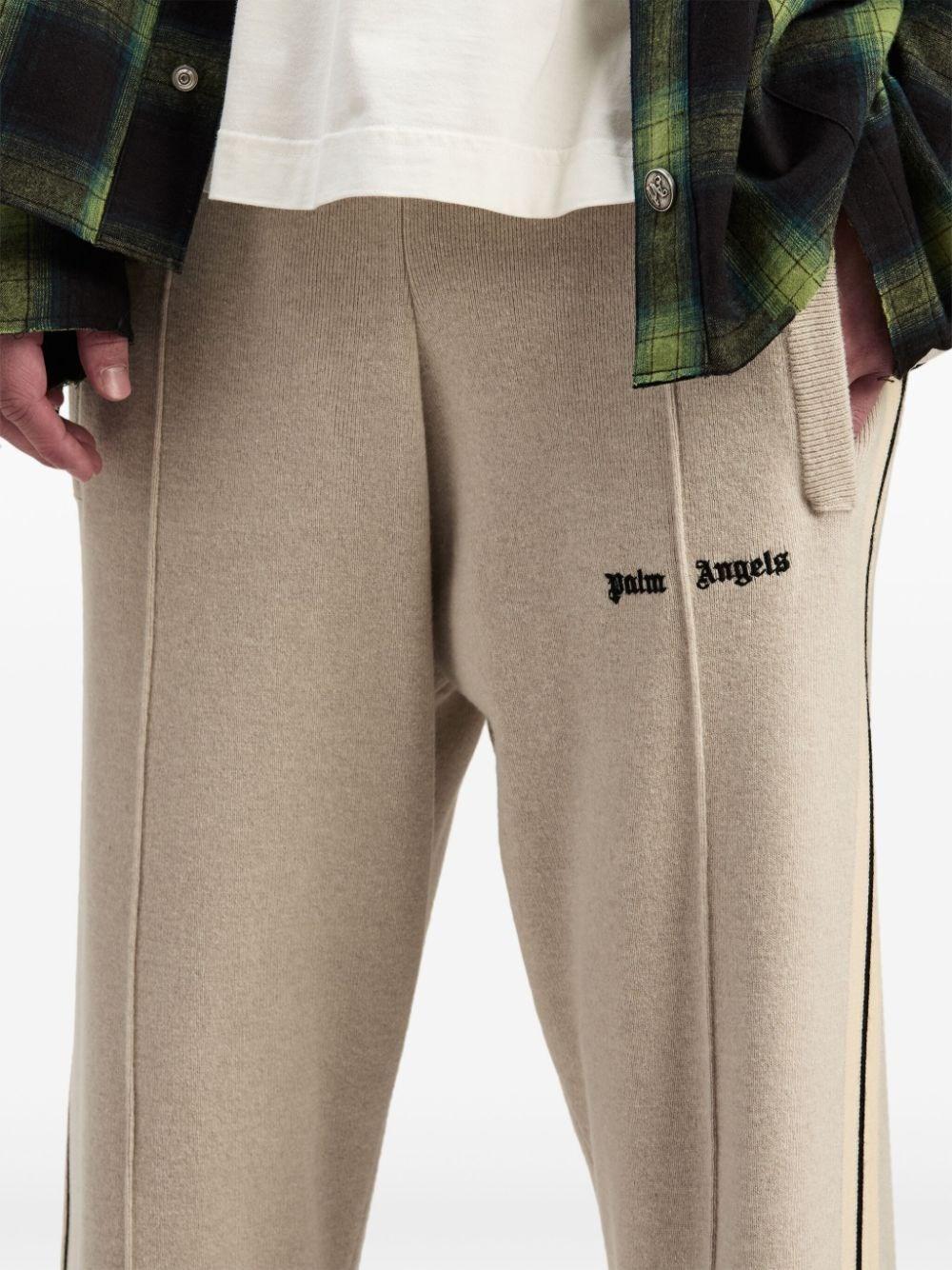 Palm angels `Classic Logo` Knit Track Pants Nuova