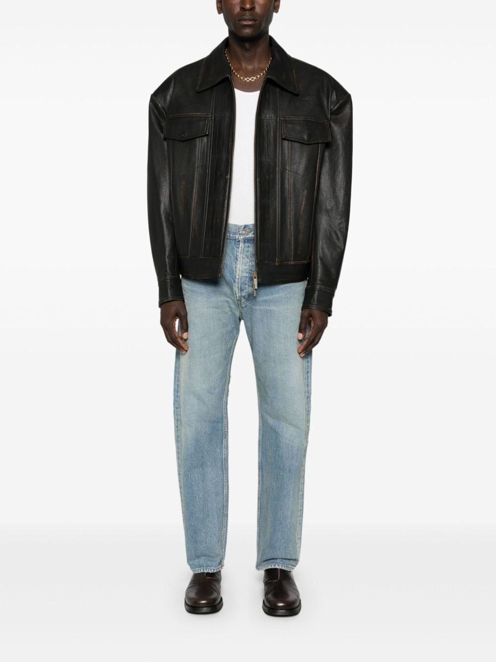Saint laurent Loose Straight Jeans Sottocosto
