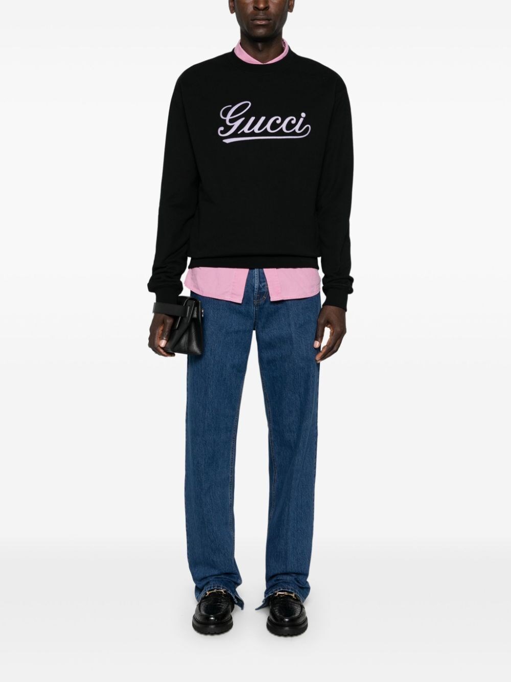 Gucci Crew-Neck Sweatshirt Saldi Di Fabbrica