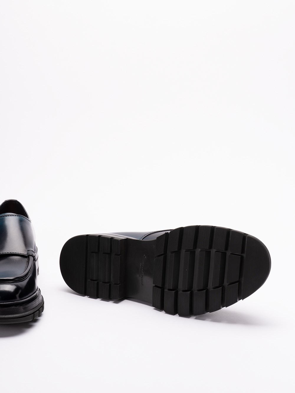 Santoni `Emric` Buckled Loafers I Più Venduti