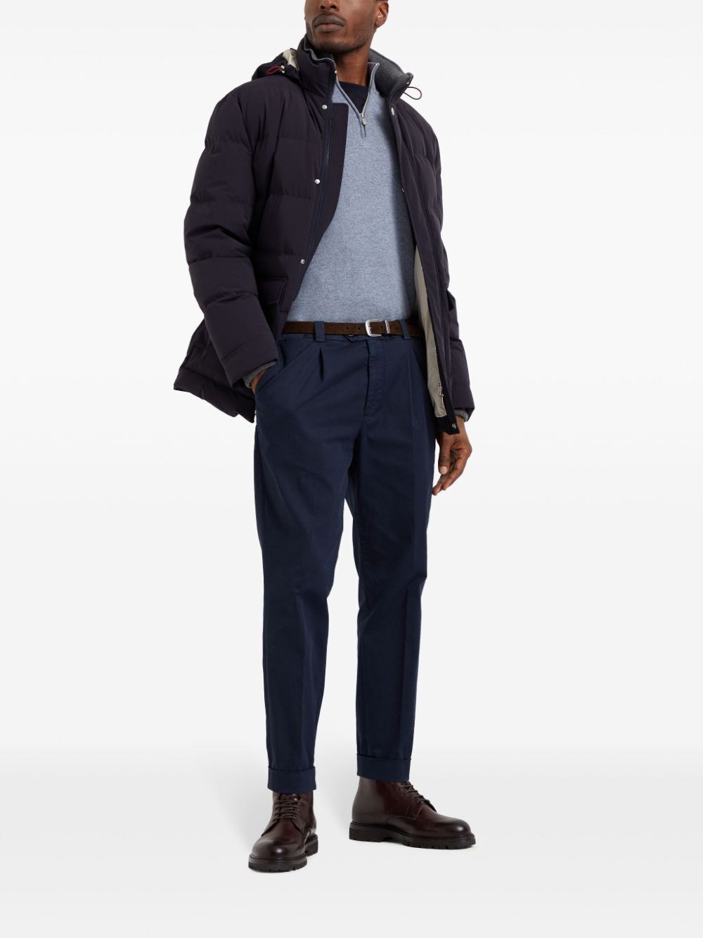 Brunello cucinelli Turtle-Neck Sweater With Zipper Convenienza
