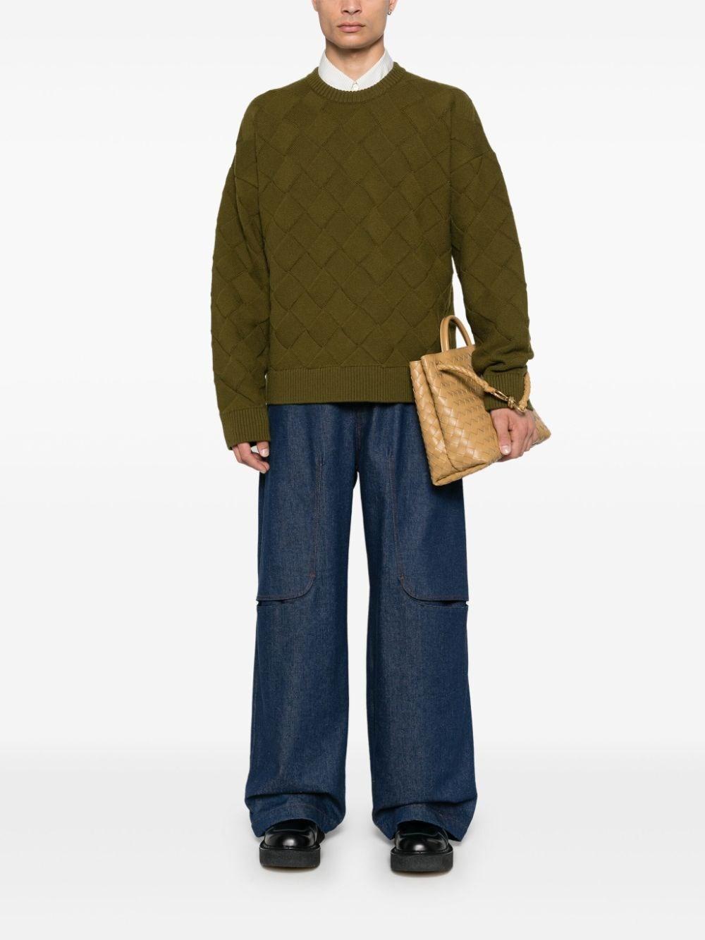Bottega veneta `Intreccio Wool Jumper` Novità