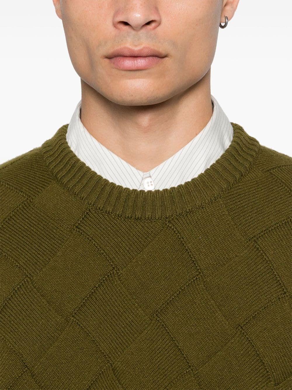 Bottega veneta `Intreccio Wool Jumper` Novità