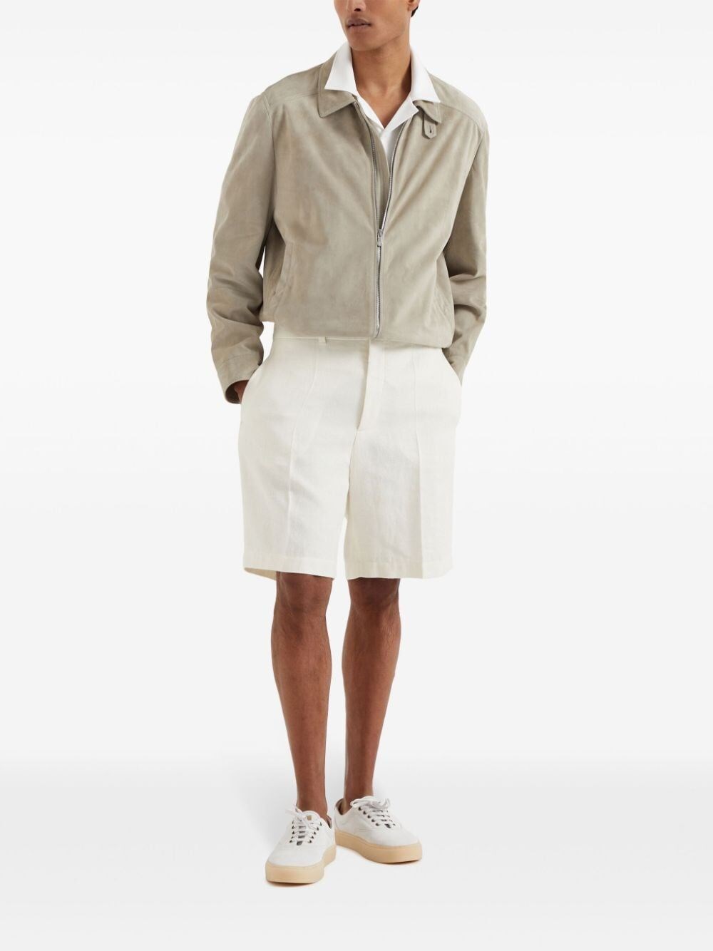 Brunello cucinelli Leather Jacket Outlet