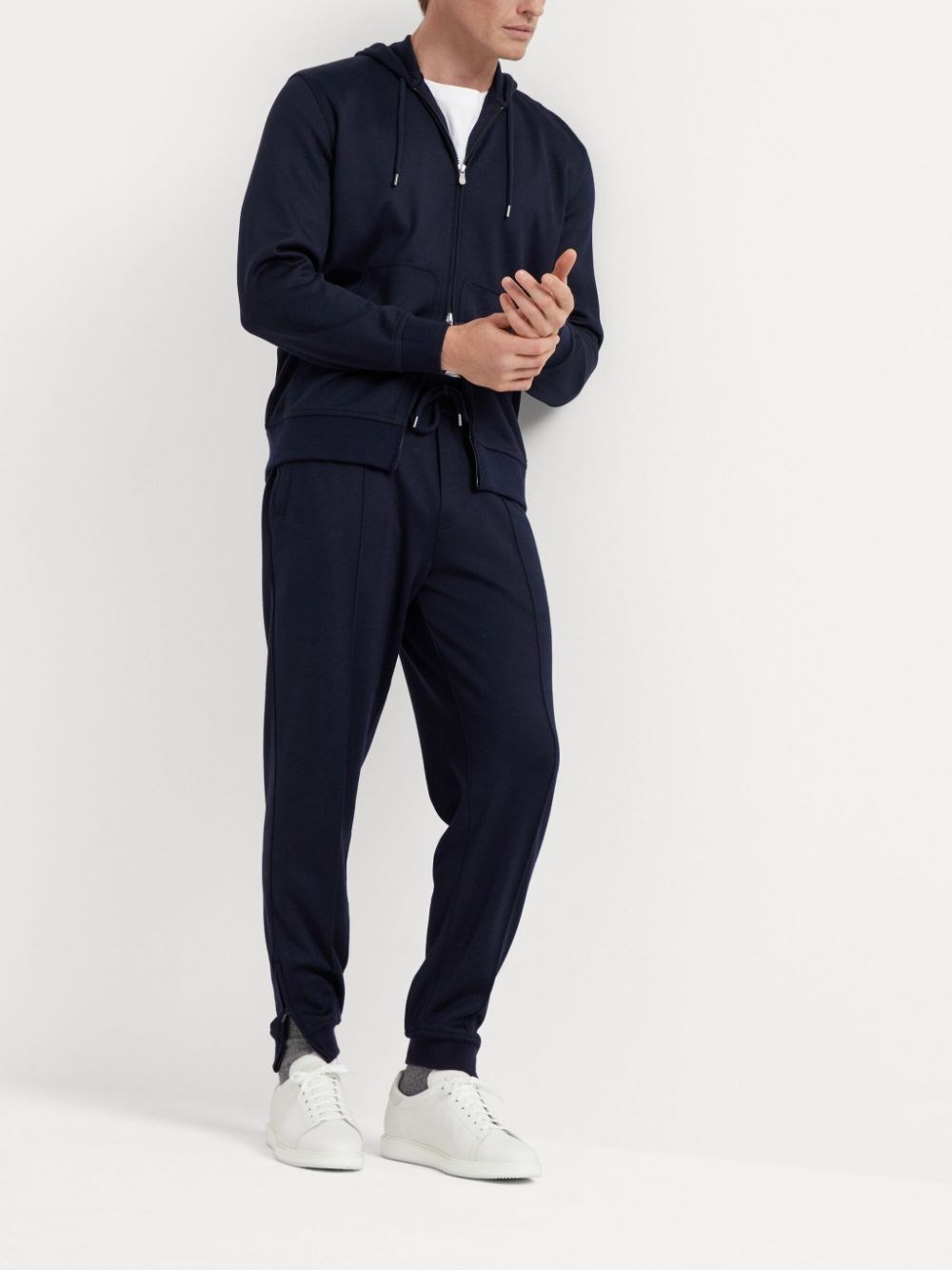 Brunello cucinelli Hooded Sweatshirt With Zipper Prezzo Ridotto