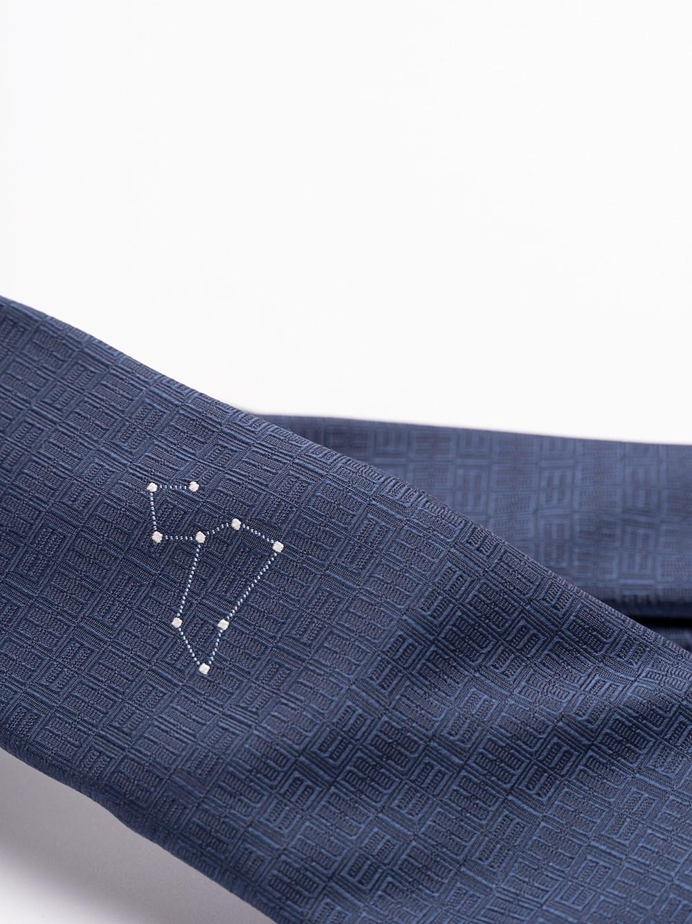 Elios Silk Tie with Zodiac Sign 2025